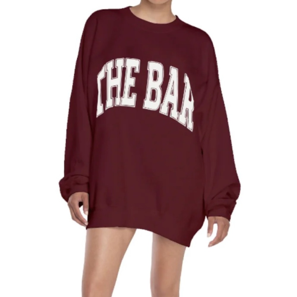 The bar varsity sweatshirt